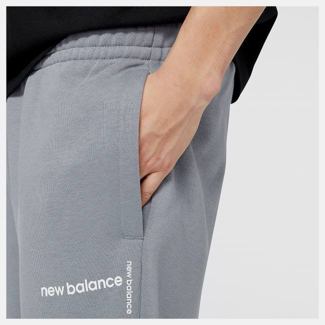 New Balance NB Essentials Seasonal Fleece Jogger Byxor Herr Grå | NB586BAF