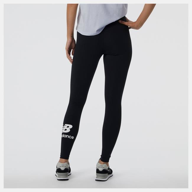 New Balance NB Essentials Stacked Leggings Dam Svarta | NB481HRA