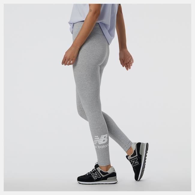 New Balance NB Essentials Stacked Leggings Dam Grå | NB736XKI