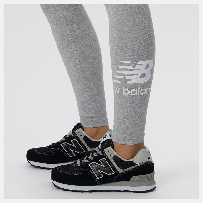 New Balance NB Essentials Stacked Leggings Dam Grå | NB736XKI