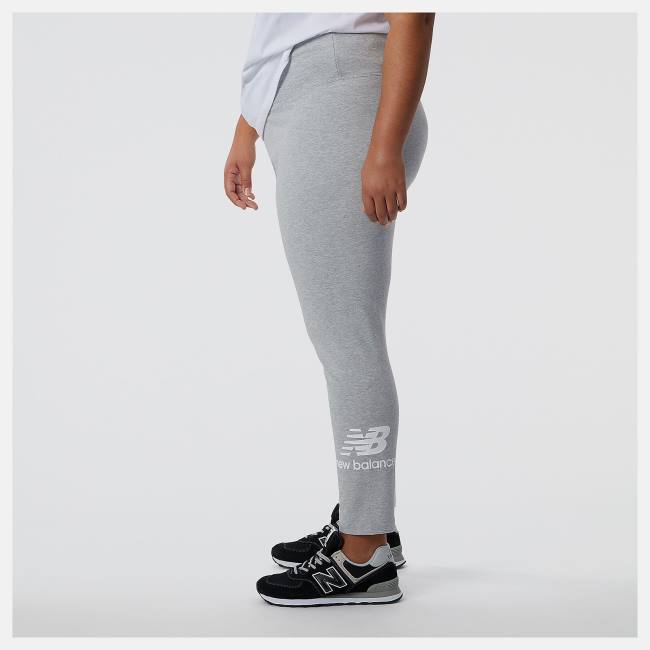 New Balance NB Essentials Stacked Leggings Dam Grå | NB814GNI