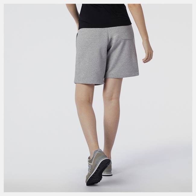 New Balance NB Essentials Stacked Logo Shorts Herr Grå | NB712IJC