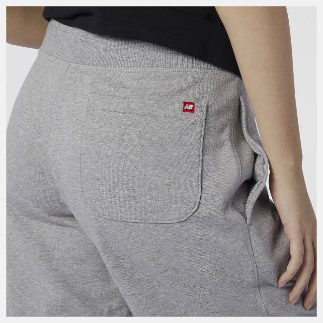 New Balance NB Essentials Stacked Logo Shorts Herr Grå | NB712IJC