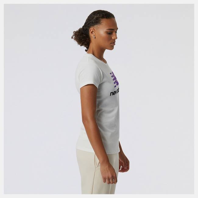 New Balance NB Essentials Stacked Logo Tee T-shirt Dam Olika Färger | NB875SDG