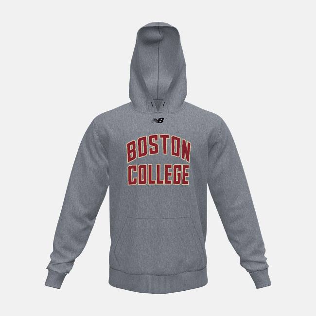 New Balance NB Fleece (Boston College) Hoodie Herr Grå | NB432KTA