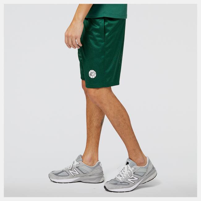 New Balance NB Hoops Fundamentals Shorts Herr Gröna | NB829ILE