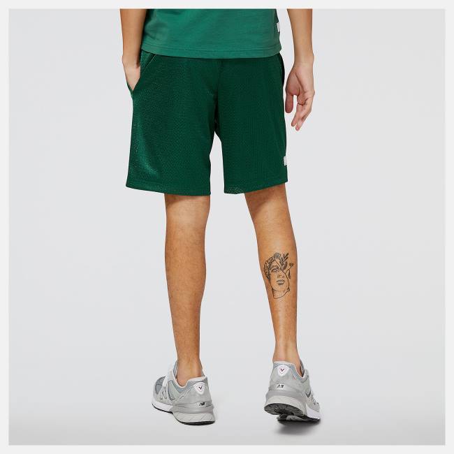 New Balance NB Hoops Fundamentals Shorts Herr Gröna | NB829ILE