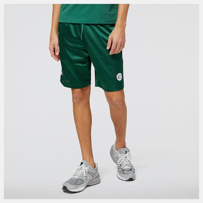 New Balance NB Hoops Fundamentals Shorts Herr Gröna | NB829ILE