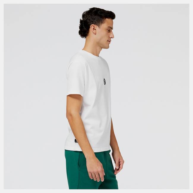 New Balance NB Hoops Fundamentals T-shirt Herr Vita | NB735YLU