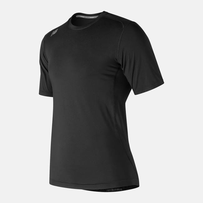 New Balance NB Korta Sleeve Baselayer T-shirt Herr Svarta | NB574FUY