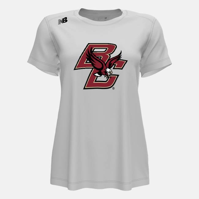 New Balance NB Korta Sleeve Tech Tee(Boston College) T-shirt Dam Vita | NB375JVP