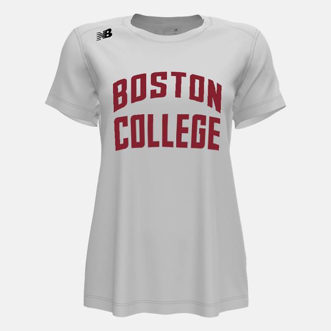 New Balance NB Korta Sleeve Tech Tee(Boston College) T-shirt Dam Vita | NB473JTE