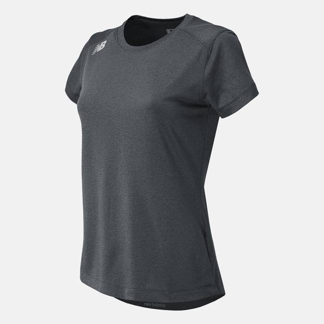 New Balance NB Korta Sleeve Tech Tee T-shirt Dam Grå | NB841LRN