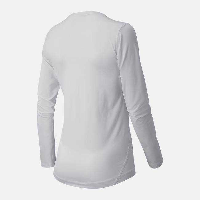 New Balance NB Long Sleeve Baselayer T-shirt Dam Vita | NB375CBQ