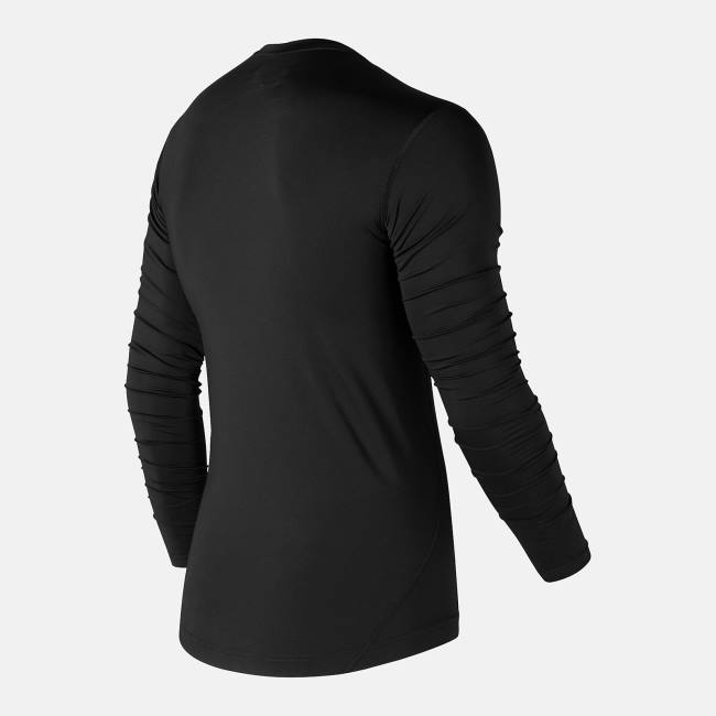 New Balance NB Long Sleeve Baselayer T-shirt Herr Svarta | NB542UFJ