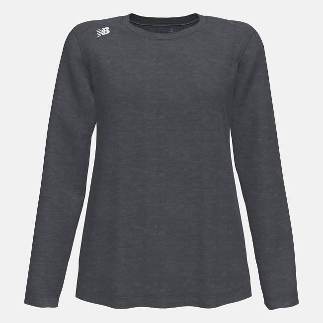 New Balance NB Long Sleeve Tech Tee(Boston College) T-shirt Dam Grå | NB651AYR