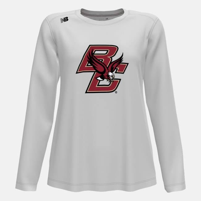 New Balance NB Long Sleeve Tech Tee(Boston College) T-shirt Dam Vita | NB743UNQ