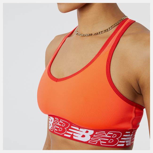 New Balance NB Pace Bra 3.0 Sport Bh Dam Röda | NB023QFD