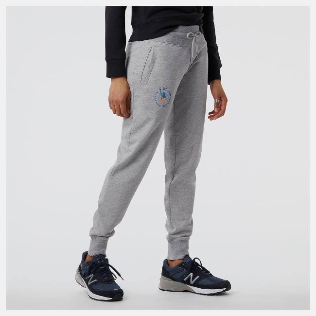 New Balance NYC Marathon NB Essentials French Terry Sweatpant Byxor Dam Grå | NB260SEJ