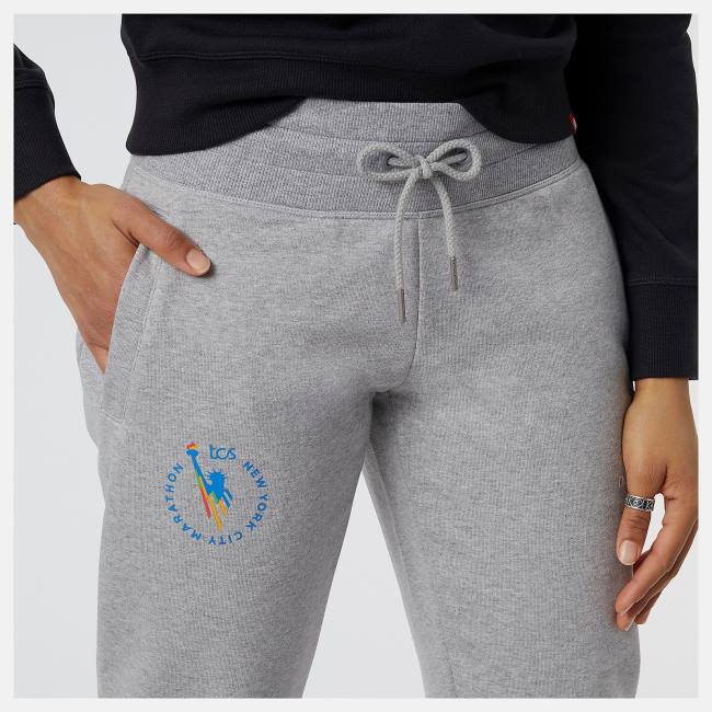 New Balance NYC Marathon NB Essentials French Terry Sweatpant Byxor Dam Grå | NB260SEJ