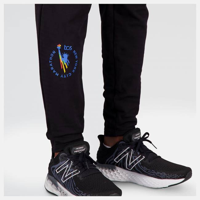 New Balance NYC Marathon Q Speed Jogger Byxor Herr Svarta | NB105PON