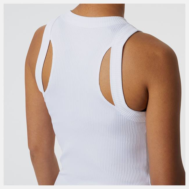 New Balance Perfect Rib Tank T-shirt Dam Vita | NB548CQH