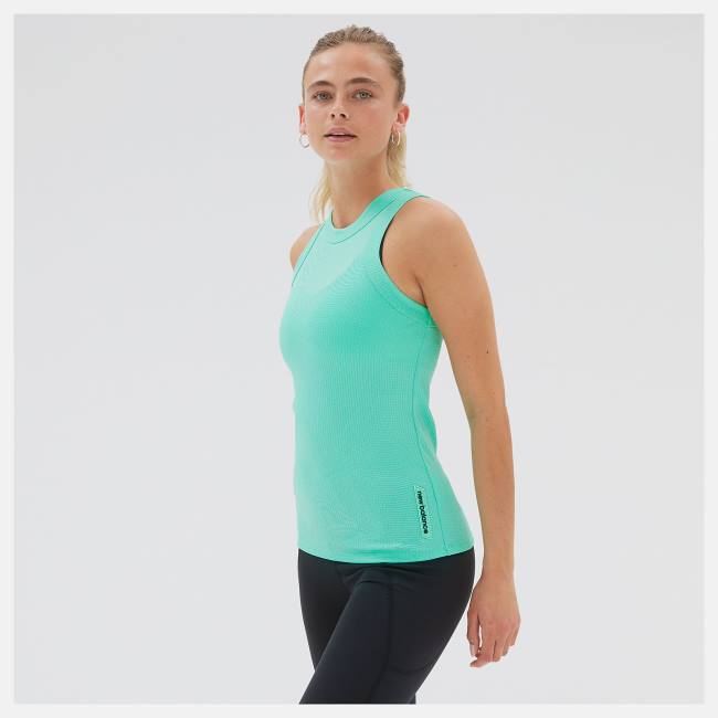 New Balance Perfect Rib Tank T-shirt Dam Ljusmintgröna | NB921NHQ