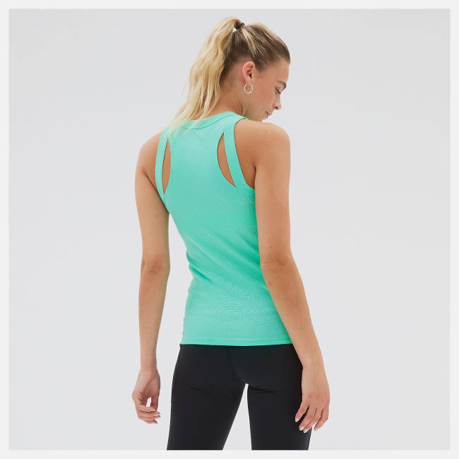 New Balance Perfect Rib Tank T-shirt Dam Ljusmintgröna | NB921NHQ