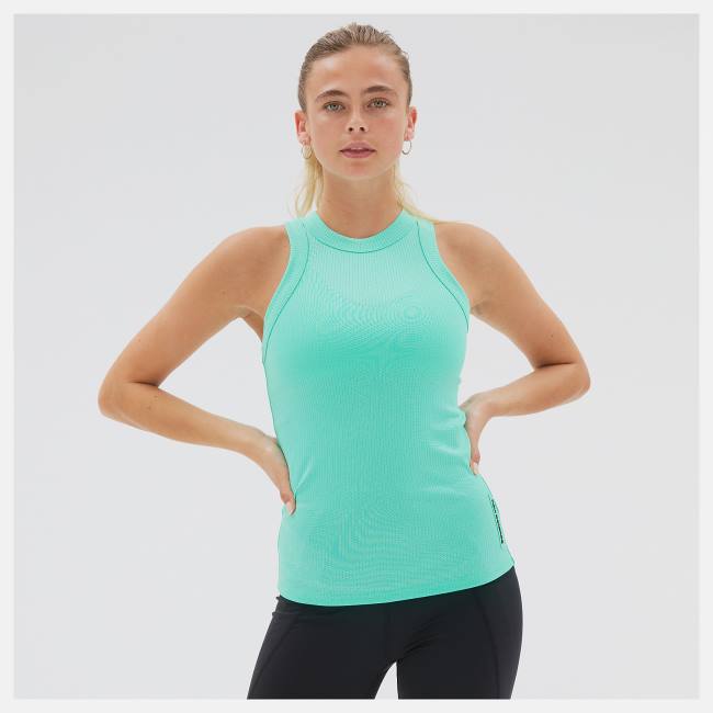 New Balance Perfect Rib Tank T-shirt Dam Ljusmintgröna | NB921NHQ