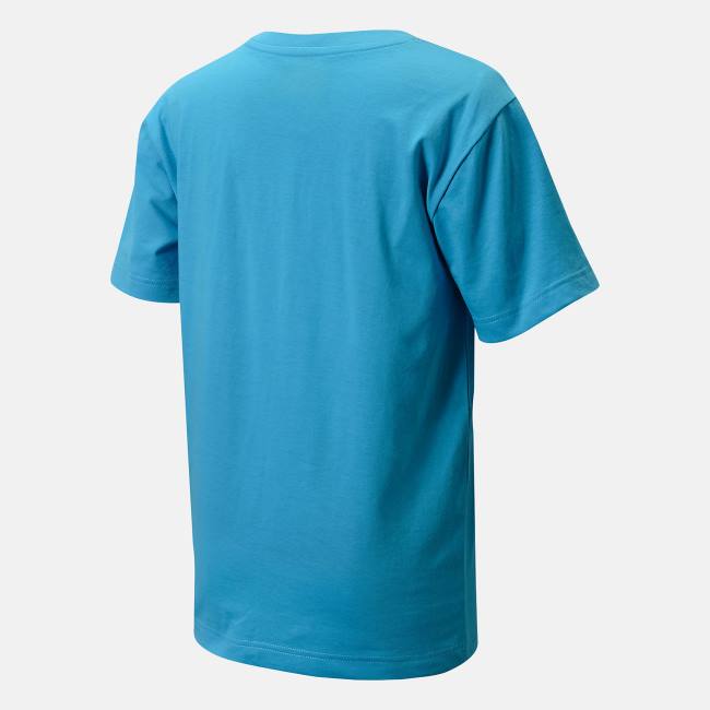 New Balance Performance Bomull Tee Boys T-shirt Barn Blå | NB829ZSB