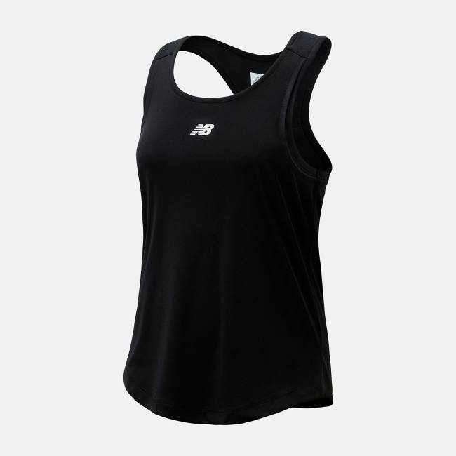 New Balance Performance Jersey Tank Girls T-shirt Barn Svarta | NB549ACF