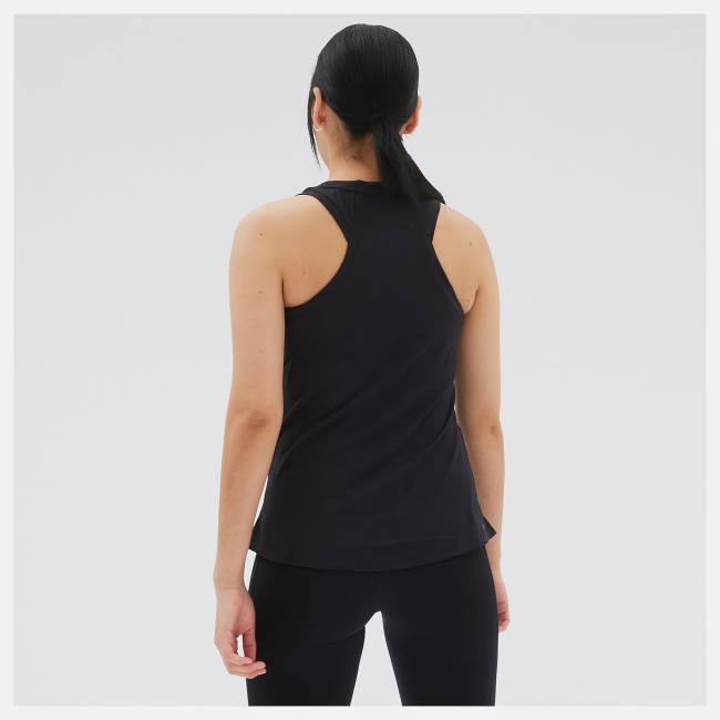 New Balance Q Speed Jacquard Tank T-shirt Dam Svarta | NB960YPK