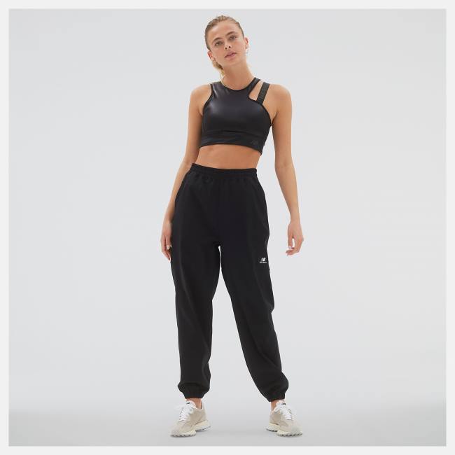 New Balance Q Speed Shape Shield Crop Bra Sport Bh Dam Svarta | NB510CQZ