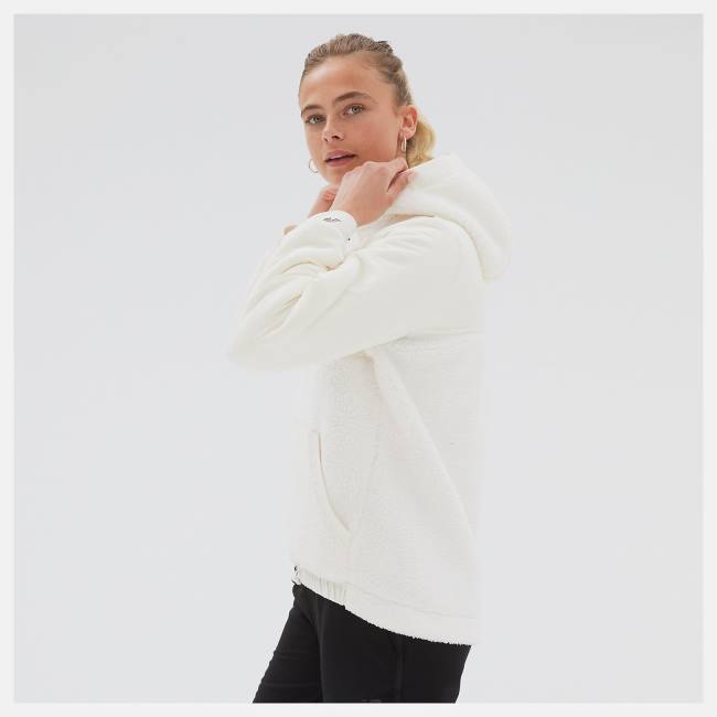 New Balance Q Speed Sherpa Anorak T-shirt Dam Ljusblå | NB210OAX