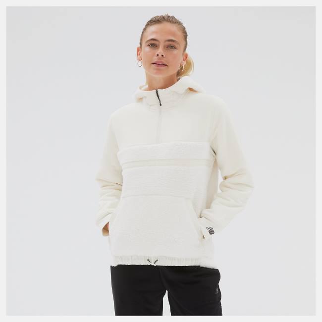 New Balance Q Speed Sherpa Anorak T-shirt Dam Ljusblå | NB210OAX