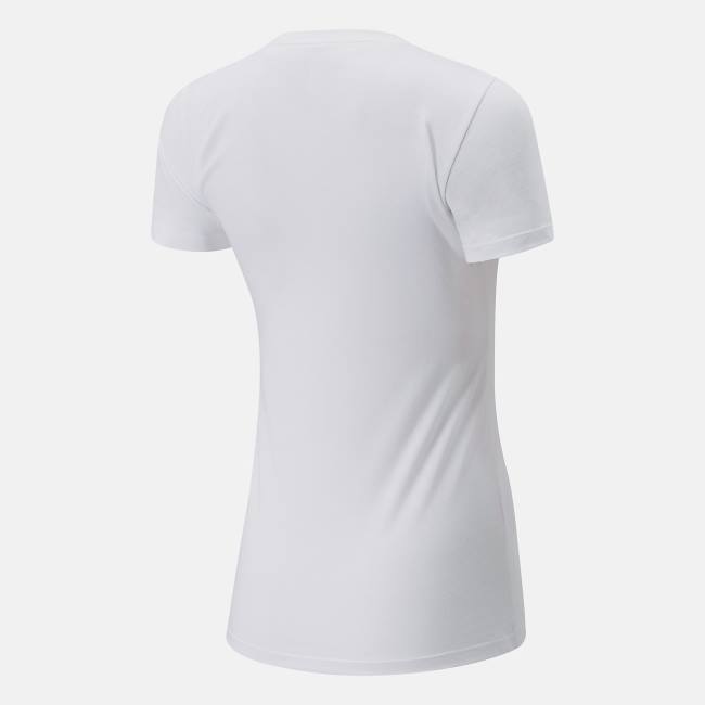 New Balance RFL Tryck Korta Sleeve T-shirt Dam Vita | NB609FXK