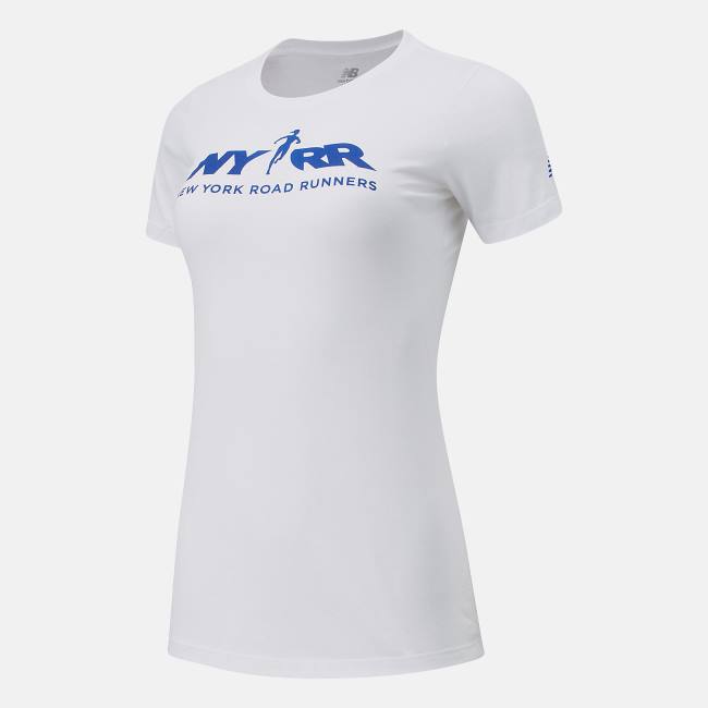 New Balance RFL Tryck Korta Sleeve T-shirt Dam Vita | NB609FXK