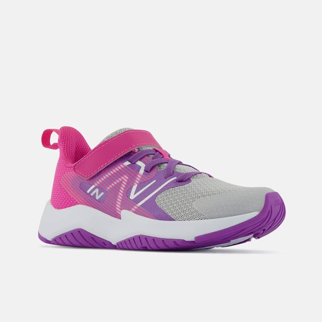 New Balance Rave Run v2 Bungee Spets with Top Rem Löparskor Barn Lila Rosa | NB972CSY