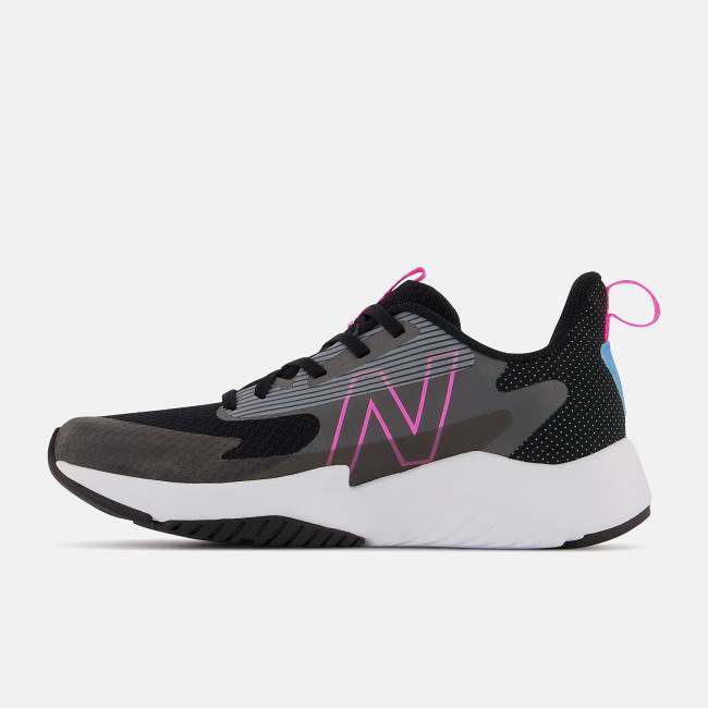 New Balance Rave Run v2 Löparskor Barn Svarta Rosa | NB072HRS