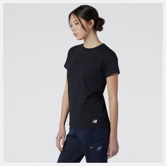 New Balance Relentless Crew T-shirt Dam Svarta Olika Färger | NB621EZF