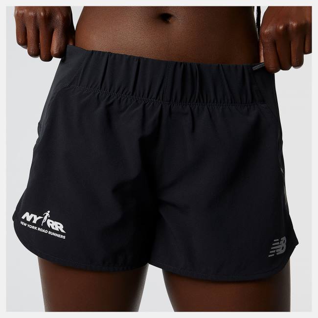 New Balance Run For Life Impact Run 3 Inch Shorts Dam Svarta | NB842HAT