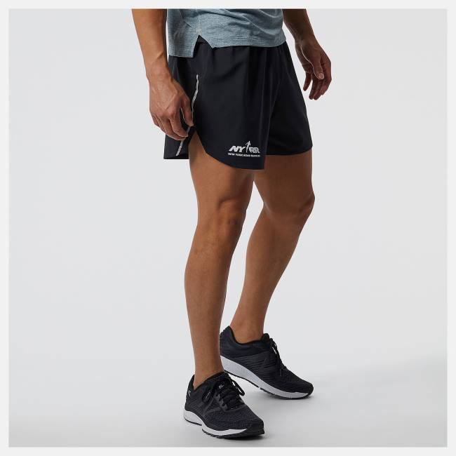 New Balance Run For Life Impact Run 5 Inch Shorts Herr Svarta | NB807LFS