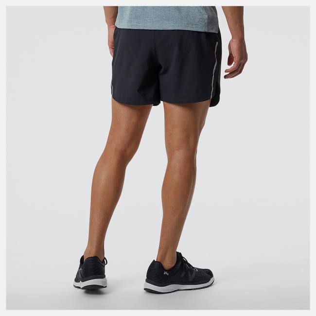 New Balance Run For Life Impact Run 5 Inch Shorts Herr Svarta | NB807LFS