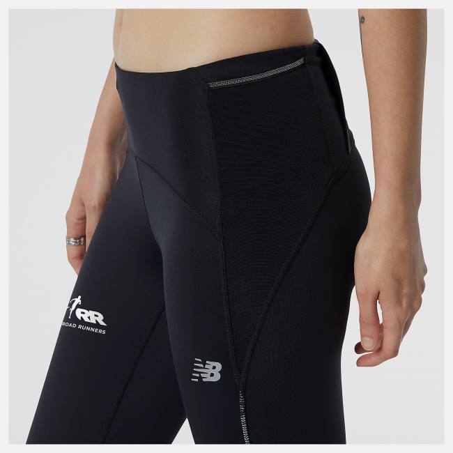 New Balance Run For Life Impact Run Crop Leggings Dam Svarta | NB241LQG