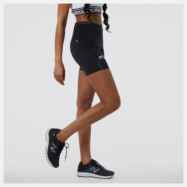 New Balance Run For Life Impact Run Fitted Shorts Dam Svarta | NB702PEN