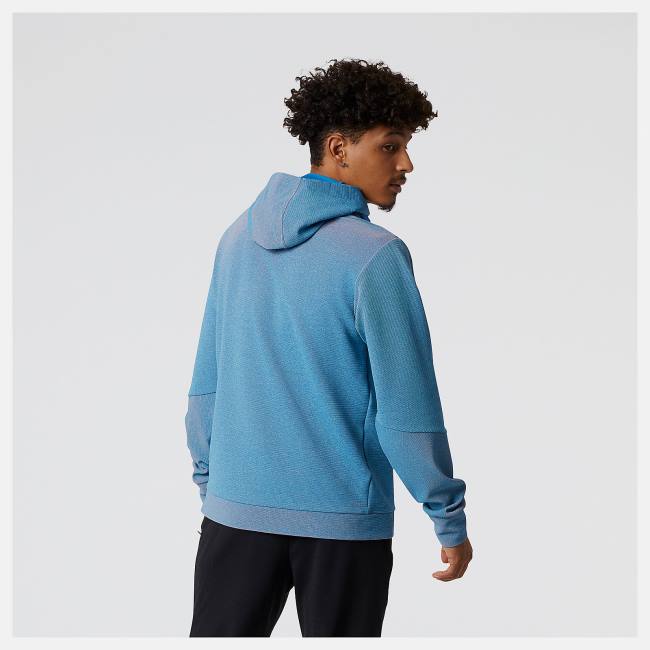 New Balance Run For Life Q Speed Shift Hoodie Herr Blå | NB739JRY