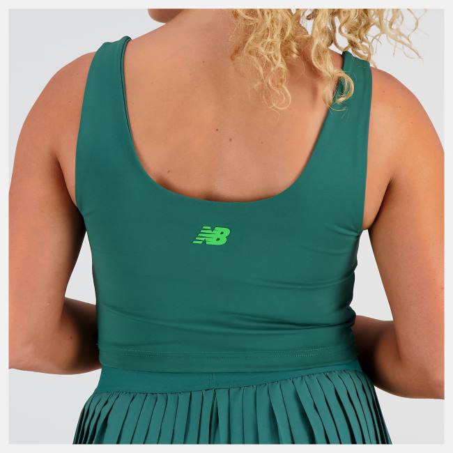 New Balance Sports Bra Sport Bh Dam Gröna | NB093DQT