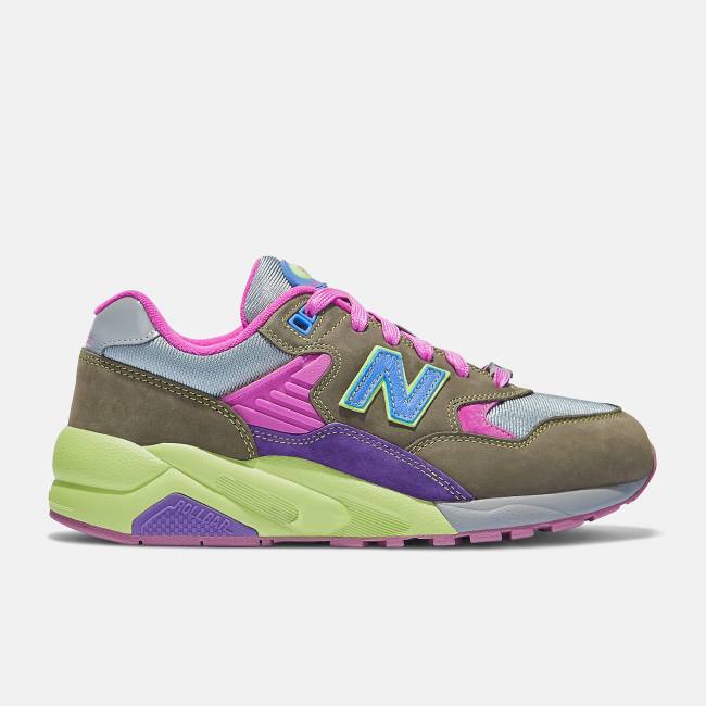 New Balance Stray Rats x 580 Sneakers Dam Mörklila | NB973UNV