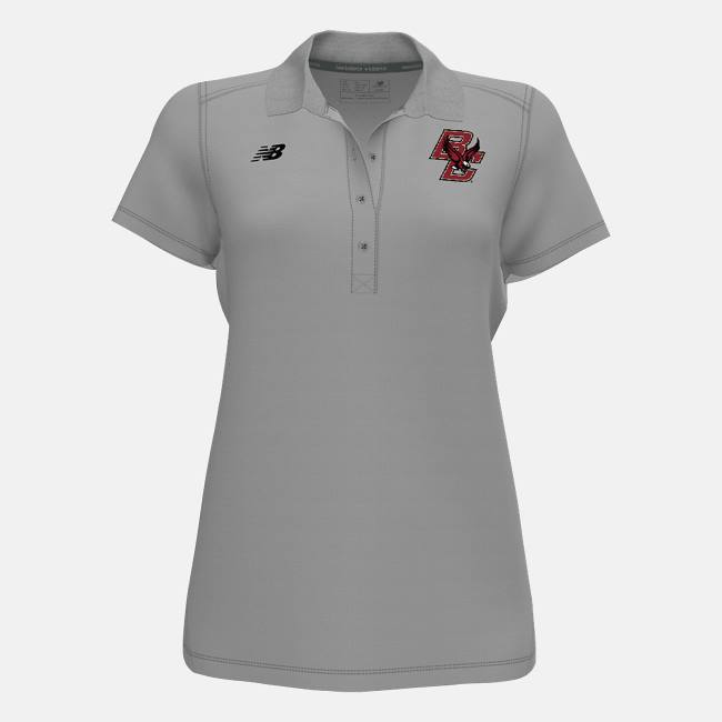 New Balance Tech Polo(Boston College) T-shirt Dam Ljusgrå | NB037PJU