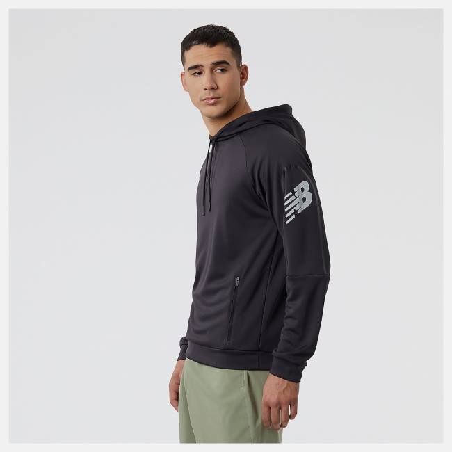 New Balance Tenacity Football Tränings Hoodie Herr Marinblå | NB185GXU